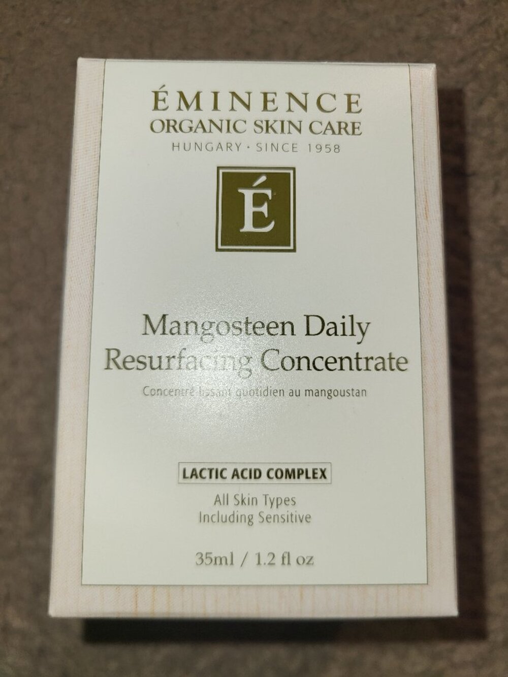 Eminence Organic Skin Care Mangosteen Daily Resurfacing Concentrate New Unopened